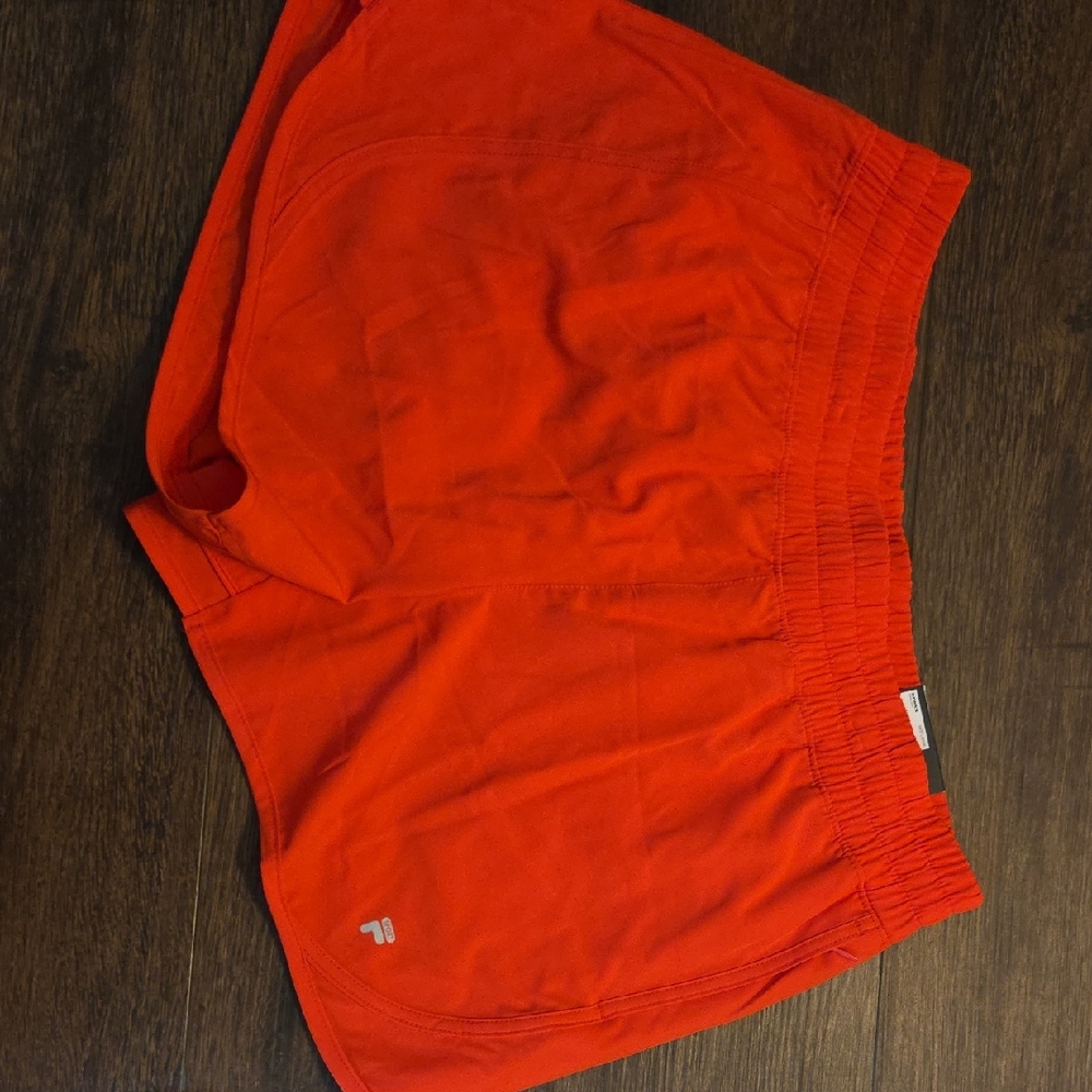 Fila Women's Athletic Shorts - Bright Red